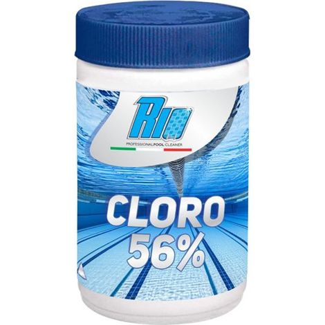 Trade Shop - CLORO 56% GRANULARE PER DISINFEZIONE ACQUA PISCINE DA 1KG ANTIALGA RAPIDO SCIOGLIMENTO 655462A -