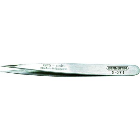 BERNSTEIN Tools for Electronics 5-071 SMD-Pinzette OC SA Spitz 85 mm