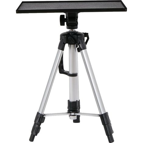 Supporto per proiettore, altezza regolabile, design portatile, argento (1/2)