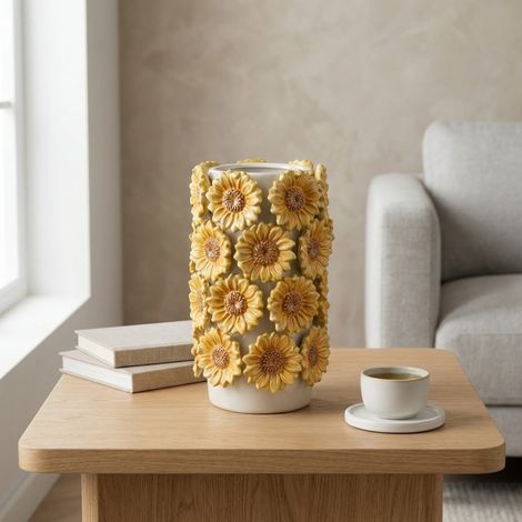 Sunkissed Tall 3D Sunflower Vase (1/2)
