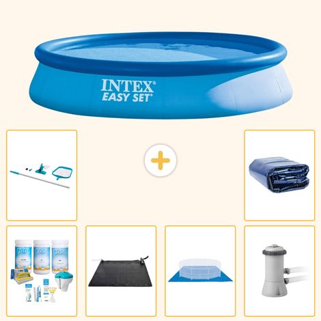 Intex Piscine Easy Set Ronde - 396x84 cm - 7-pièces  S20177 (1/5)