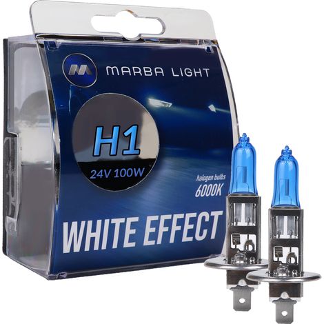 LAMPADINE MARBA LIGHT WHITE EFFECT H1 100W 24V (1/5)