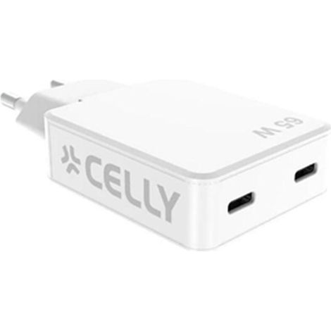 Caricabatterie da Parete Celly SLIMTC2C65WWH (1/3)