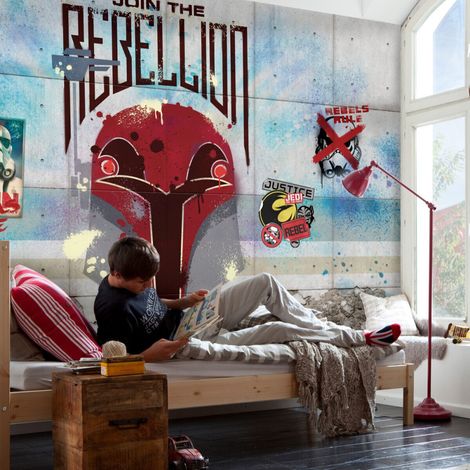 Komar Star Wars Rebels Wall 368 x 254 cm, Papier peint panoramique 8-485, photomurale sur intissé (1/3)