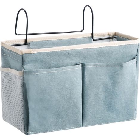 Sac de rangement suspendu pour lit de chevet, tiroir de rangement pour lits superposés de dortoir, barre de lit (1/4)