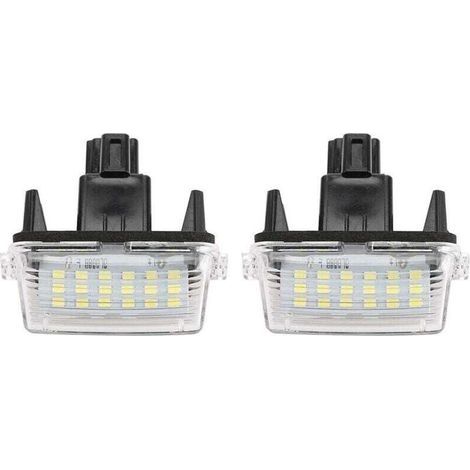 Illuminazione targa, 1 coppia di luci LED per targa, compatibile con Corolla Camry Yaris Vios Auris (1/4)