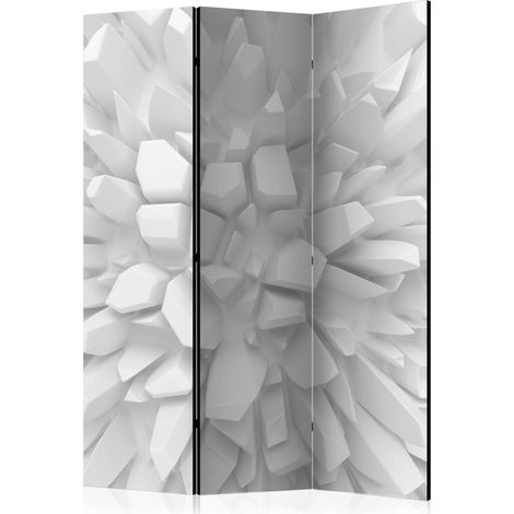 Paravento - White dahlia [Room Dividers] - 135x172 (1/4)