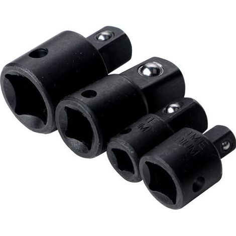 Jeu d\'Augmentateurs et Réducteurs Adaptateur à Cliquet Adaptateurs Réducteurs Pour Douilles et Embouts Triomphe 4pcs 1/2" 1/4" 3/8" Pillote (1/4)