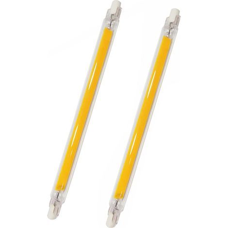 Lot de 2 Ampoule R7S LED 189mm, 1200LM, R7S 20W COB LED Équivalent Halogène R7S J118 100W 120W, 360 Degrés, Non-dimmable, LED R7S 189mm Slim pour Plafonnier/Lampadaire,Blanc froid 6000K (1/5)