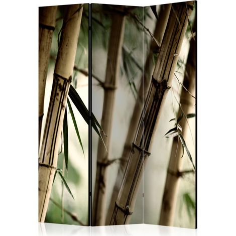 Paravento - Fog and bamboo forest [Room Dividers] - 135x172 (1/4)