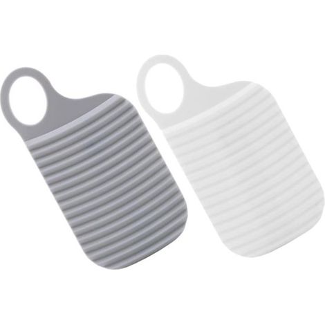planches à laver portables en PE avec une surface antidérapante pour laver les vêtements et les chaussettes en déplacement.