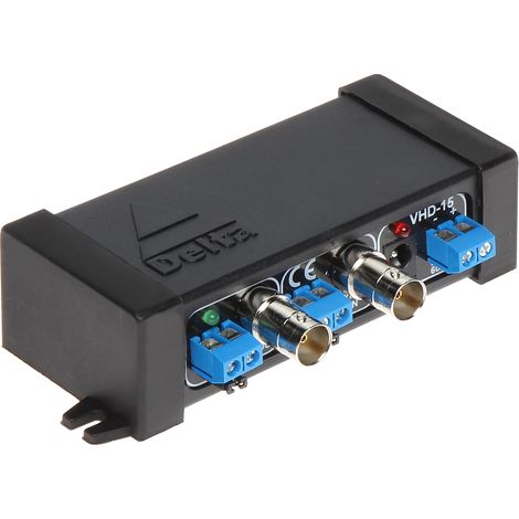Repetidor VHD-15 Amplificador de señal delta AHD, HD-CVI, HD-TVI (1/5)