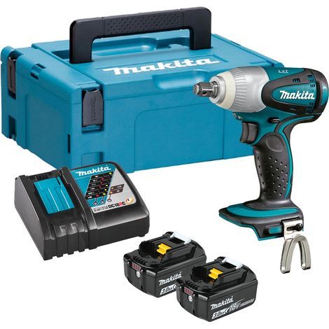 Makita DTW251RFJ 18V LXT Cordless 1/2" Impact Wrench - 2 x 3.0Ah Batteries, Charger & Makpac 2 Case (1/5)