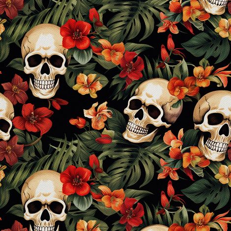 Tela Oxford decorativa para exteriores - Motivo de calavera I DX5025 (1/5)