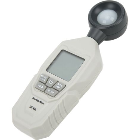 DT-73L Digitale Mini-Lichtsonde mit 4-stelligem LCD-Bildschirm, präzise Beleuchtungsstärkemessung für Lichtintensitätsprüfungen (1/5)