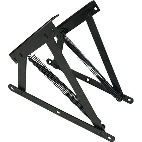 1 paire de charnières inférieures, canapé-lit, compartiment de rangement, charnière de levage, mécanisme à ressort pour chaise pliante et sommier inclinable à charnière et boîte à ressorts (1/5)