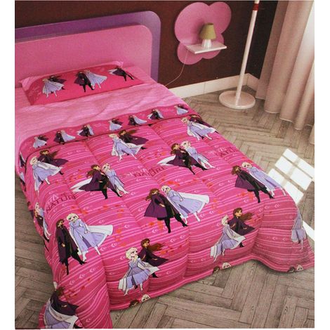 Piumone Frozen Letto Singolo Invernale Morbida Calda Cartoni Animati Principesse Disney