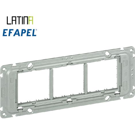 Cadre support triple poste Efapel Latina (1/2)
