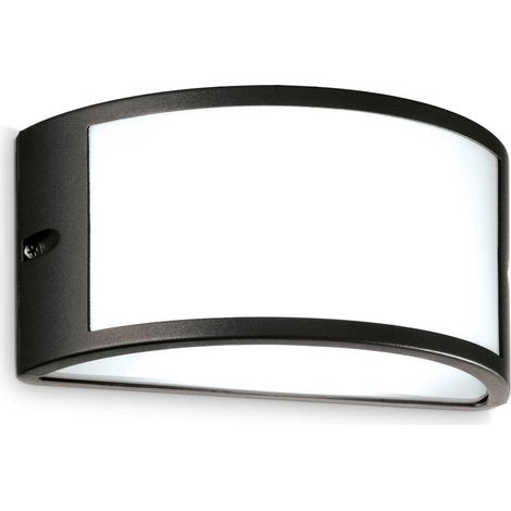 Ideal Lux REX-1 Applique Extérieure Encastrable Noir IP44
