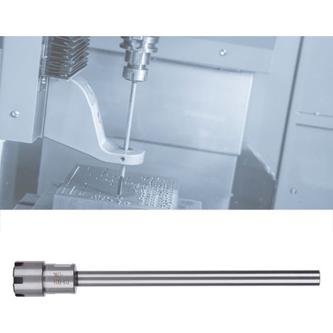Porte-pince ER16M-150L, mandrin à tige droite pour fraiseuse CNC, rallonge pour tour, tige C10 (1/5)