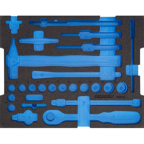 GEDORE EI-1100-01 Schaumstoffmodul 2/2 L-BOXX 136 leer (1/2)