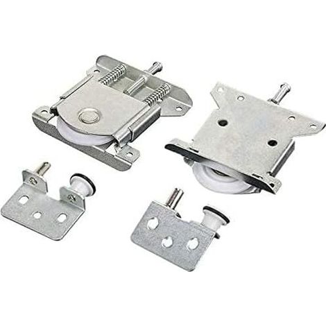 Set of 2 sliding wardrobe door rollers, furniture wardrobe door sliding door parts, wheels, rollers (1/5)