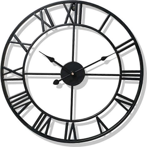 Wanduhr mit römischen Ziffern, dekorative Retro-Uhr (1/5)