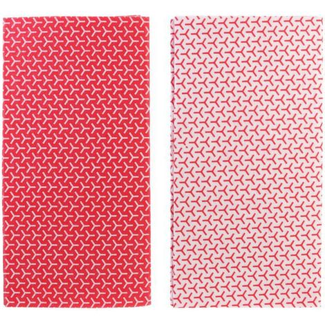 Juego de 2 alfombrillas rojas para nevera (1/3)