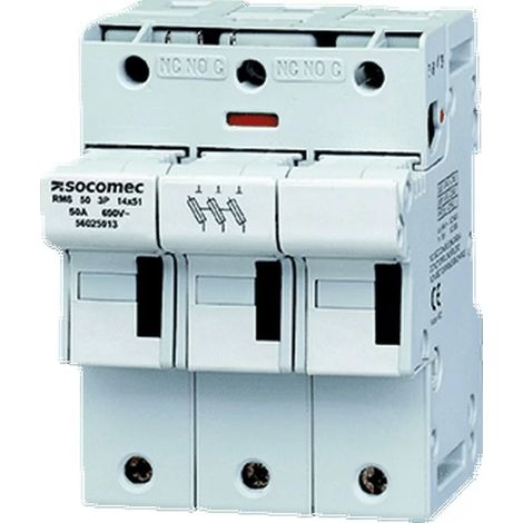 Socomec 57010018 - RM32 fuse disconnector 10x38 3P three-pole 690v