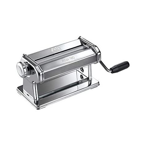 Marcato AT-180-ROL Atlas 180 Macchina per la Pasta Manuale Sfogliatrice 10 Spessori 18 cm colore Metallico (1/4)
