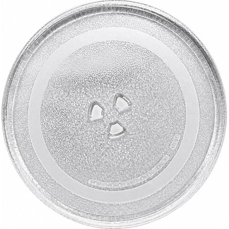 Plateau tournant pour micro-ondes 24,5 cm - Plateau en verre de rechange de 245 mm - Plateau rond en verre - Pour de nombreux modèles de micro-ondes courants, robuste et résistant à la chaleur (1/5)