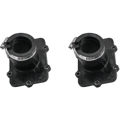 Deux douilles de bride de carburateur compatibles avec le manchon de collecteur d'admission Ski-Doo GSX GTX MXZ Summit 550F 420867300 (1/5)