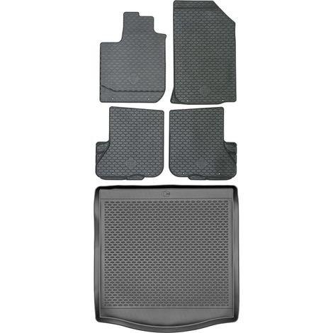 DOMA 290130 Tapis de coffre + DOMA 218408 Tapis de sol - Dacia Logan II Berline de 2012 à 2020. SANS BUTÉES. (1/5)