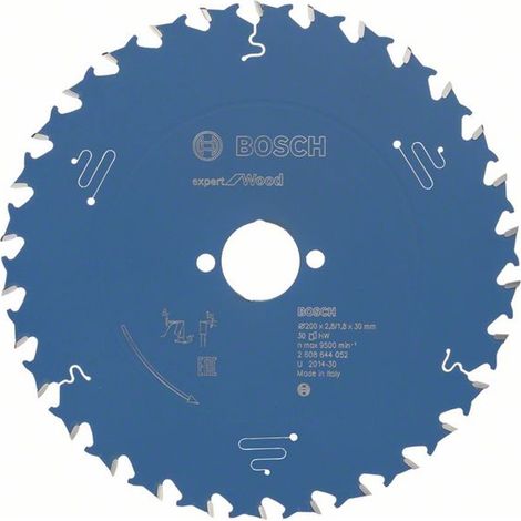 Bosch Kreissägeblatt Expert for Wood, 200 x 30 x 2,8 mm, 30