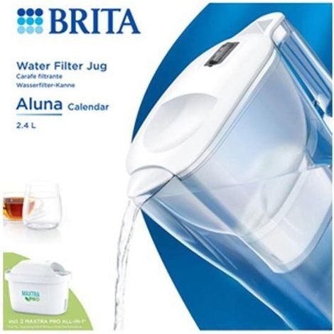 Brita Aluna Calendar Filterkaraffe weiß 2,4 L (1/5)