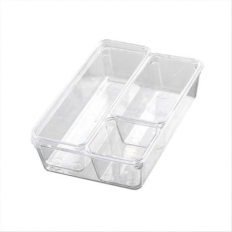 4 lot acrylique Drawer organiseur plateau Crack multi usage plateau (1/5)