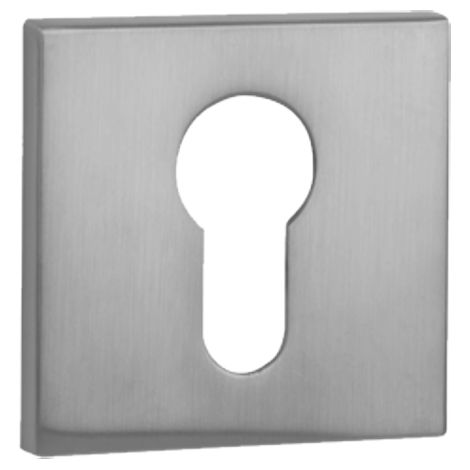 VDS-Rosette, Einsatz aus gebürstetem Chrom, R67F/R76F