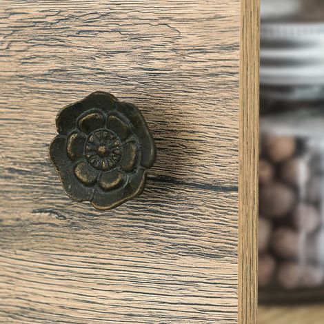 Ouvre&Déco – Bouton de meuble FLOREAL, Métal bronze Ø48 mm (1/5)