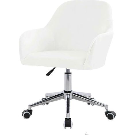 Housse de chaise de bureau en velours avec accoudoirs, housse de chaise pour coiffeuse, bureau moderne