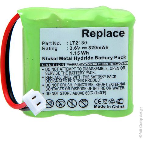NX - Batterie téléphone 3x 2/3AAA 3S1P ST1 3.6V 320mAh Conn - 0 (1/4)