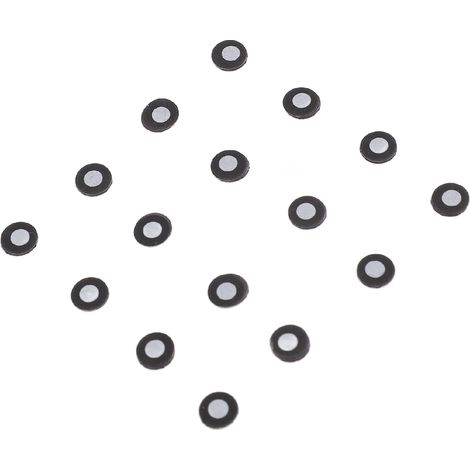 150 marqueurs de scan 3D magnétiques, cibles de positionnement, points de référence hautement réfléchissants, diamètre intérieur 3 mm, diamètre extérieur 6 mm. (1/5)
