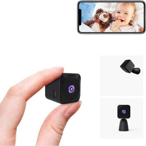 Caméra Espion - FOLAYA - Mini Caméra 4K - Vision Nocturne - Détection de Mouvement - Sans Fil (1/4)