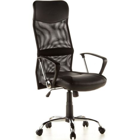 [NEUWERTIG] B-Ware Hjh Office Bürostuhl Chefsessel Stryka Drehstuhl Stuhl Schreibtischstuhl Schwarz (1/2)