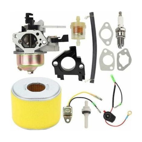 Carburador compatible con GX340 GX390 11HP 13HP, número de pieza 16100-ZF6-V01, apto para generador y bomba de agua.