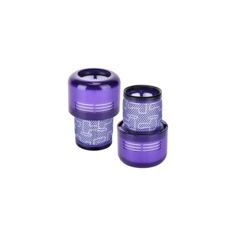 Lot de 2 filtres pour aspirateur Dyson V11 V15 SV14 SV22 - Lavable - Compatible avec Absolute Animal Detect Cyclone Extra Pro Torque Drive - Pièces de rechange (1/5)