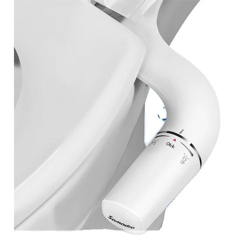 Rociador de bidé, doble boquilla, fácil instalación, funcionamiento con la mano izquierda (1-2) (1/2)