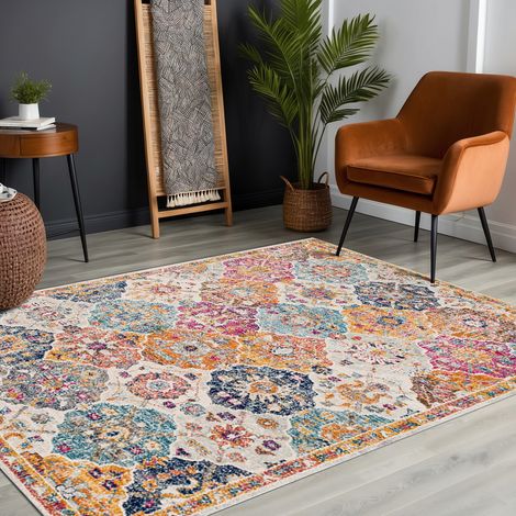 SURYA Tapis Vintage Oriental Multicolore/Orange 160x220 cm (1/5)