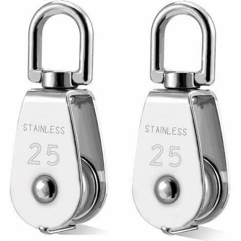 stücke 304 Edelstahl Pulley M25 Heben Pulley Laden Roller (1/4)