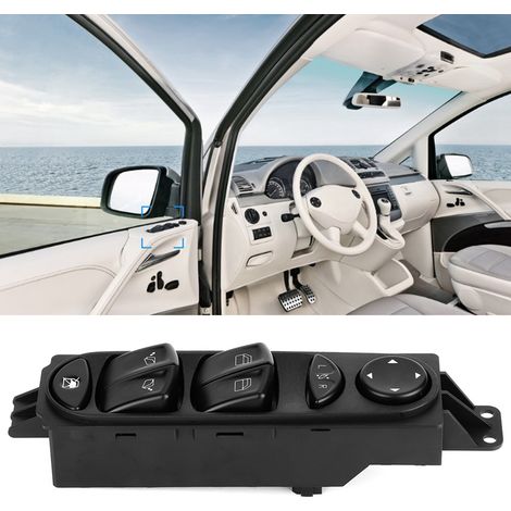 Viano 6395451213 Schwarzer ABS-Hauptschalter für elektrische Fensterheber (1/5)