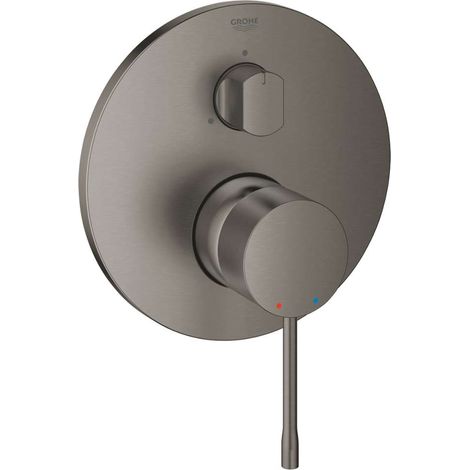 Grohe Essence - Grifo empotrado para 3 dispositivos, Hard Graphite cepillado 24092AL1 (1/4)